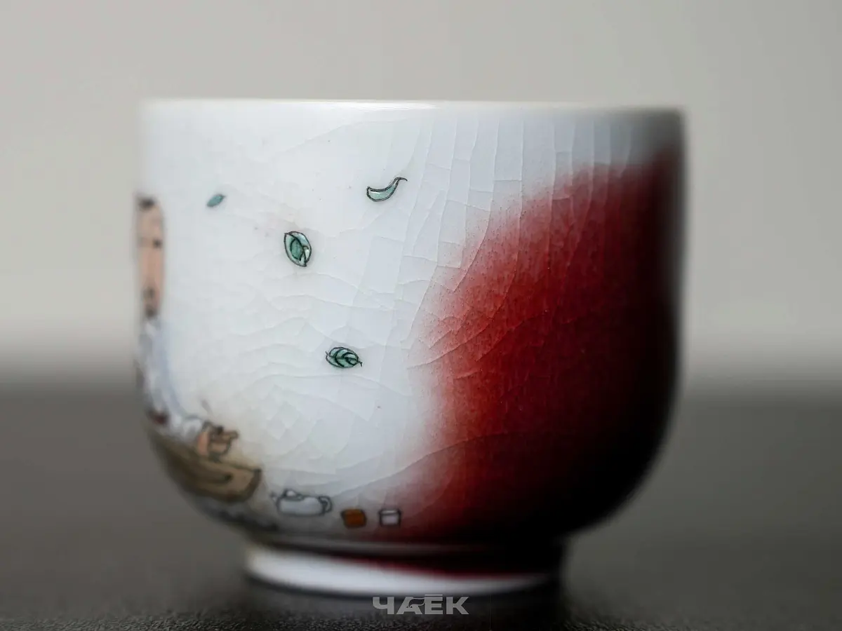 Пиала № 334, керамика Цзиндэчжэнь, 80 мл