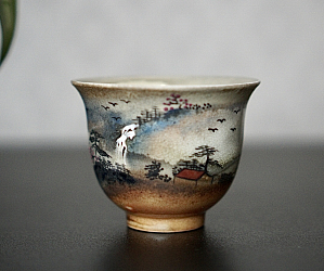 Пиала «Журчание Водопада» №56, керамика Цзиндэчжэнь, 76 мл