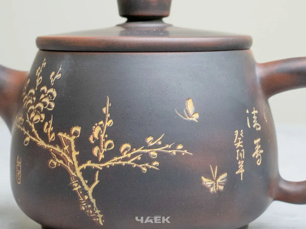 Чайник из Гуанси № 157, керамика Циньчжоу, 187 мл