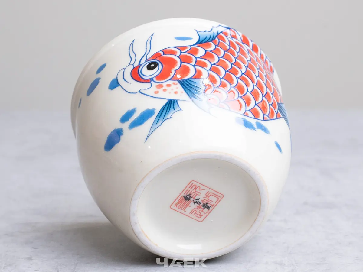 Пиала «Рыба» № 342, керамика, 110 мл