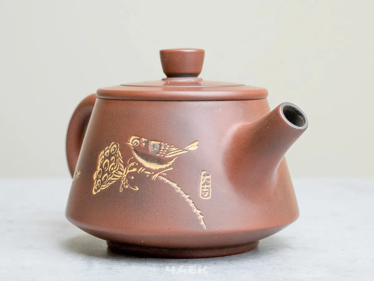 Чайник из Гуанси № 196, керамика Циньчжоу, 127 мл