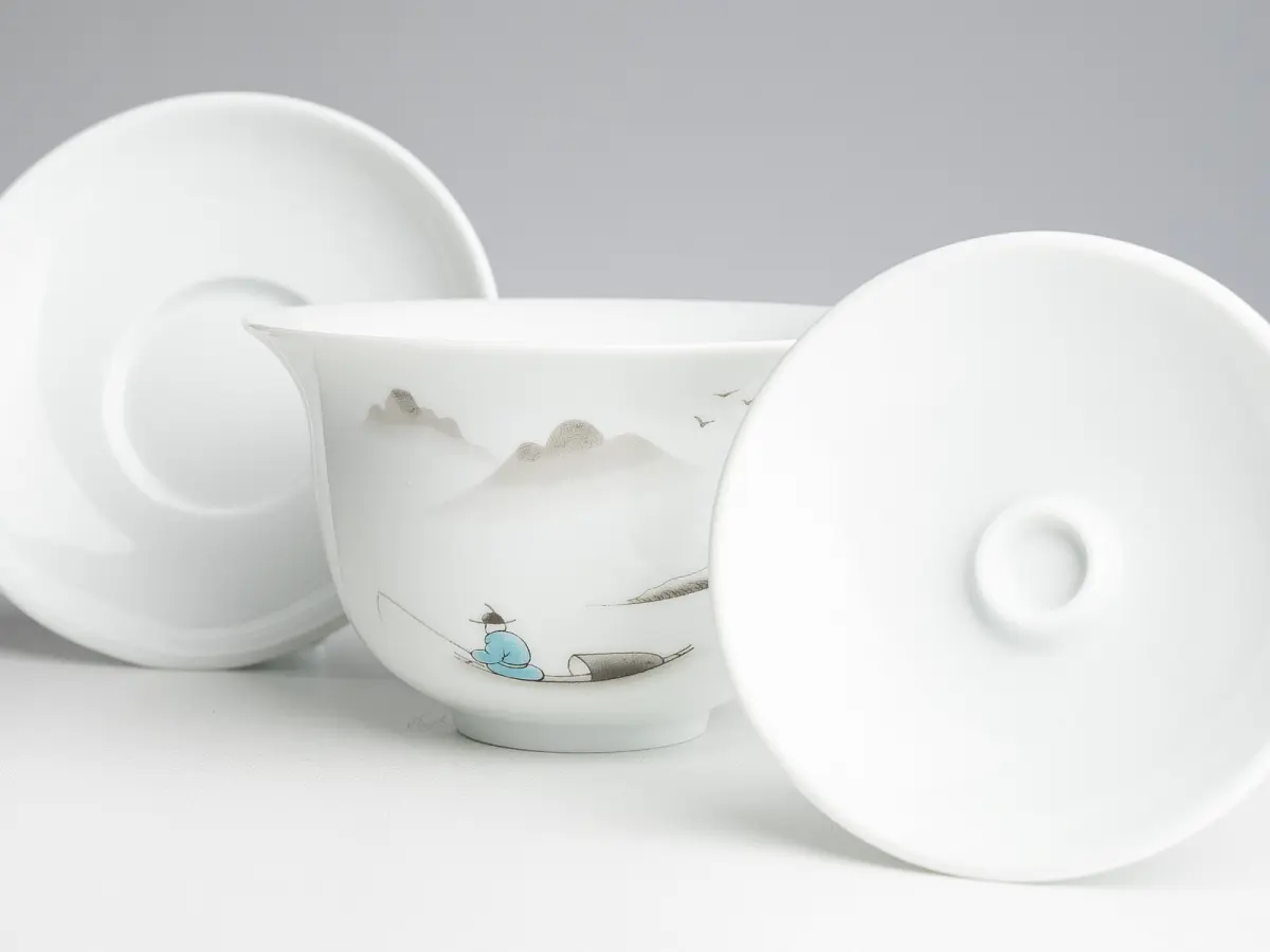 Гайвань № 246, фарфор Дэхуа, 100 мл