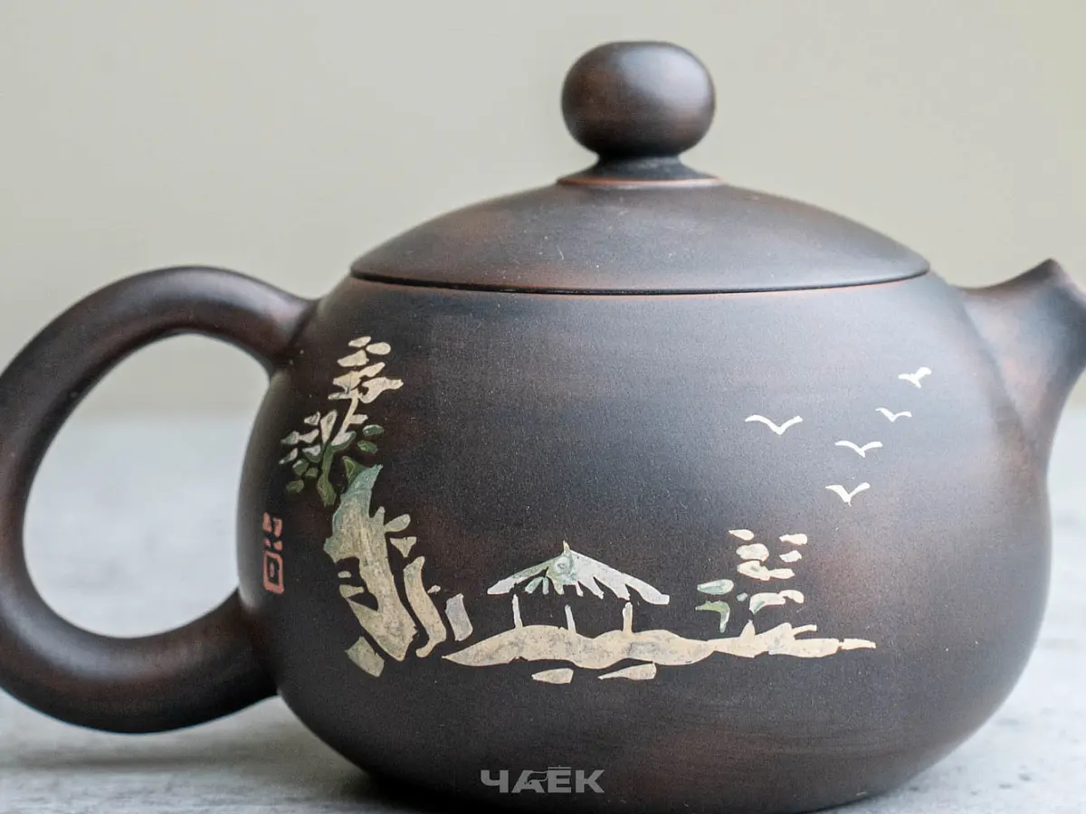 Чайник № 88 из керамики Цзяньшуй, 118 мл