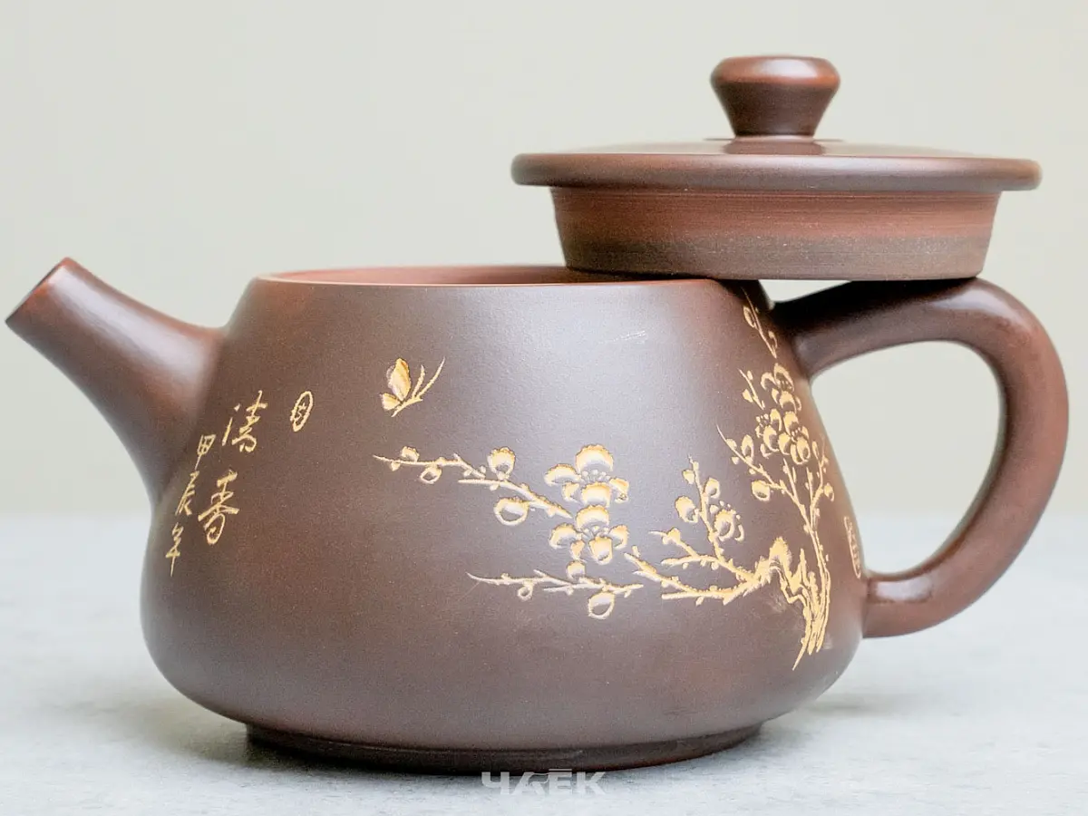 Чайник из Гуанси № 186, керамика Циньчжоу, 155 мл