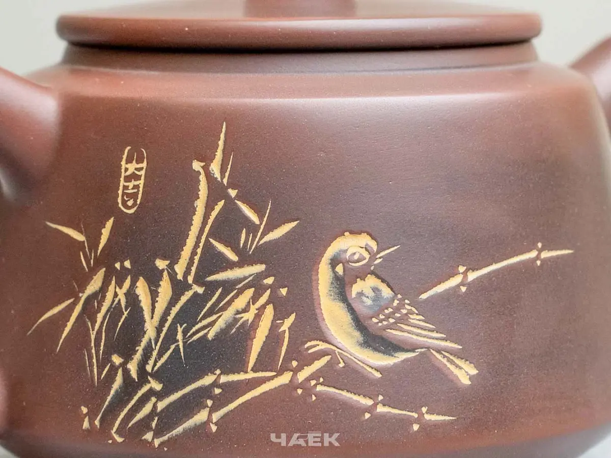 Чайник из Гуанси № 176, керамика Циньчжоу, 200 мл
