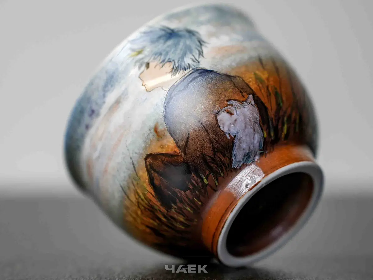 Пиала № 309, керамика Цзиндэчжэнь, 100 мл