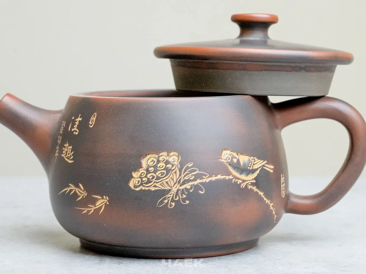 Чайник из Гуанси № 197, керамика Циньчжоу, 160 мл