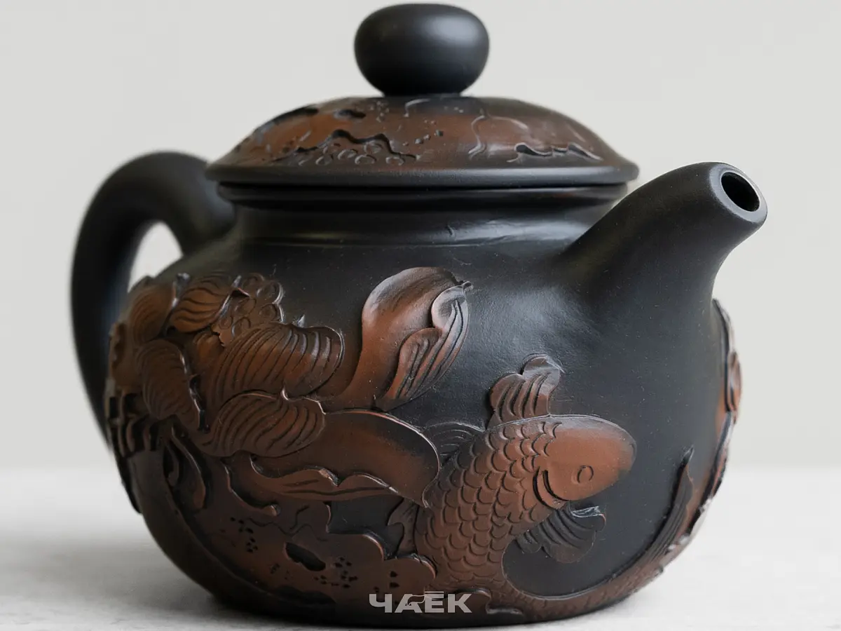 Чайник № 147 из керамики Цзяньшуй, 185 мл