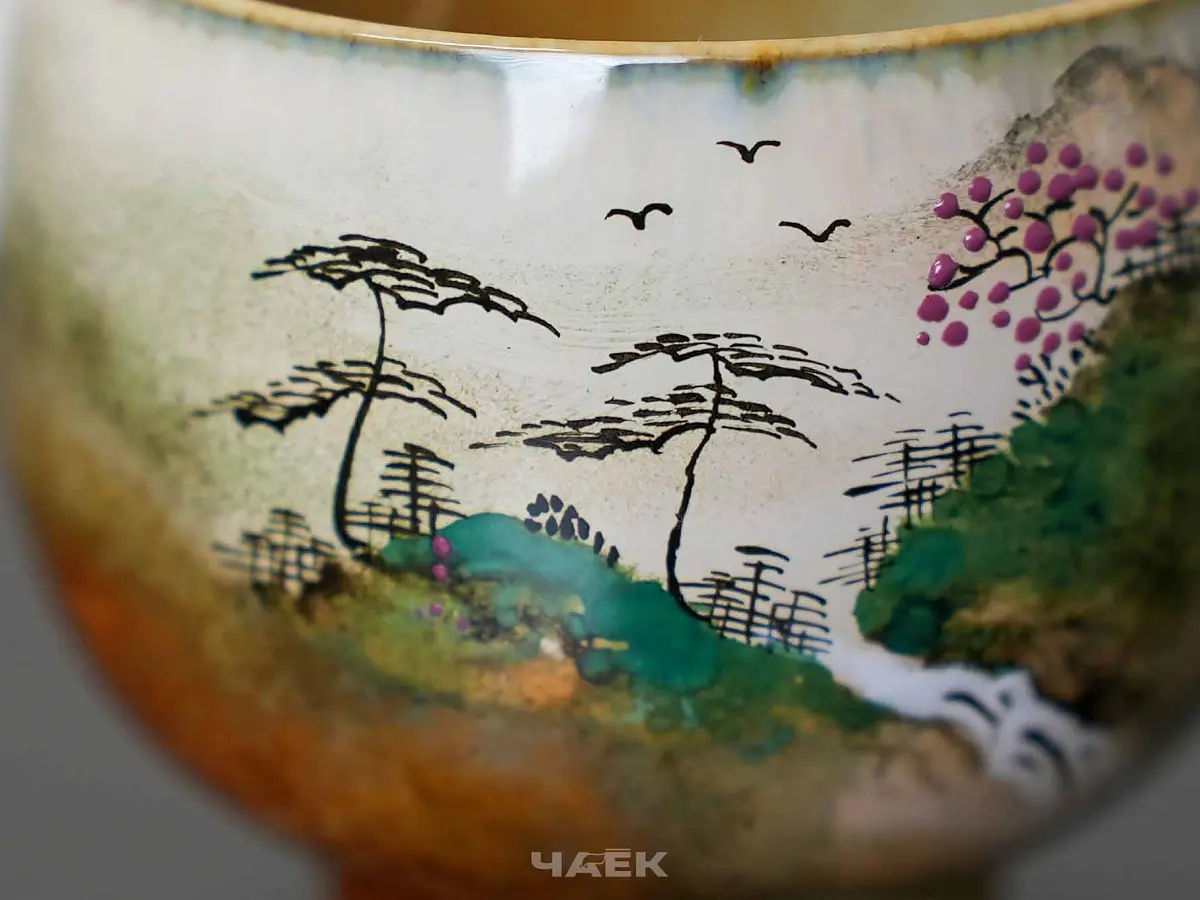 Пиала № 253, керамика Цзиндэчжэнь, 112 мл