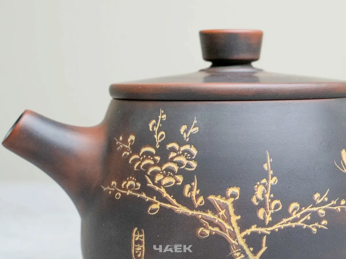 Чайник из Гуанси № 157, керамика Циньчжоу, 187 мл