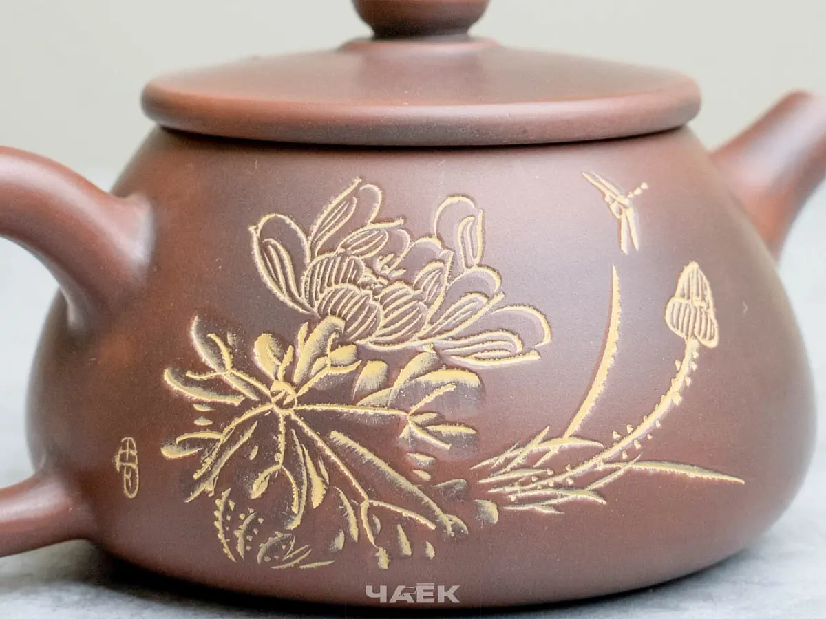 Чайник из Гуанси № 189, керамика Циньчжоу, 115 мл