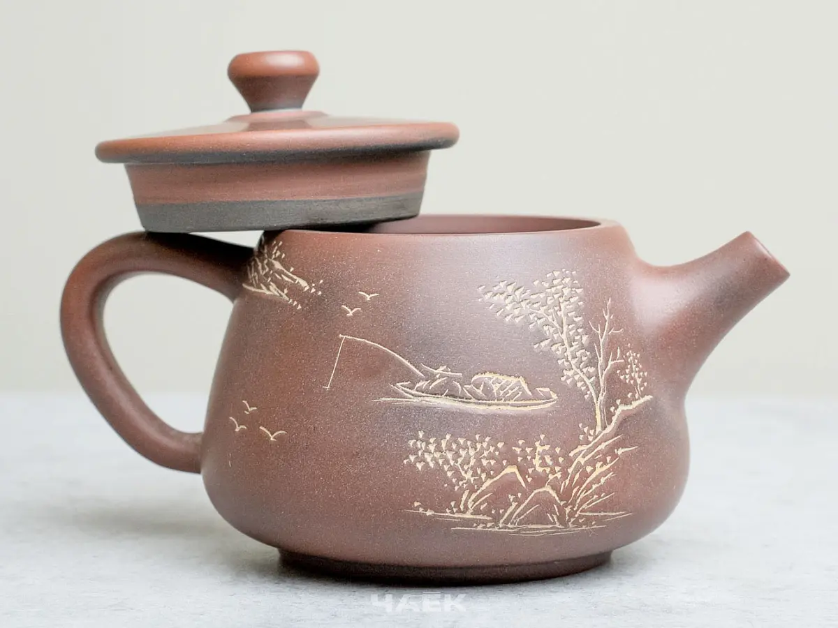 Чайник из Гуанси № 171, керамика Циньчжоу, 119 мл
