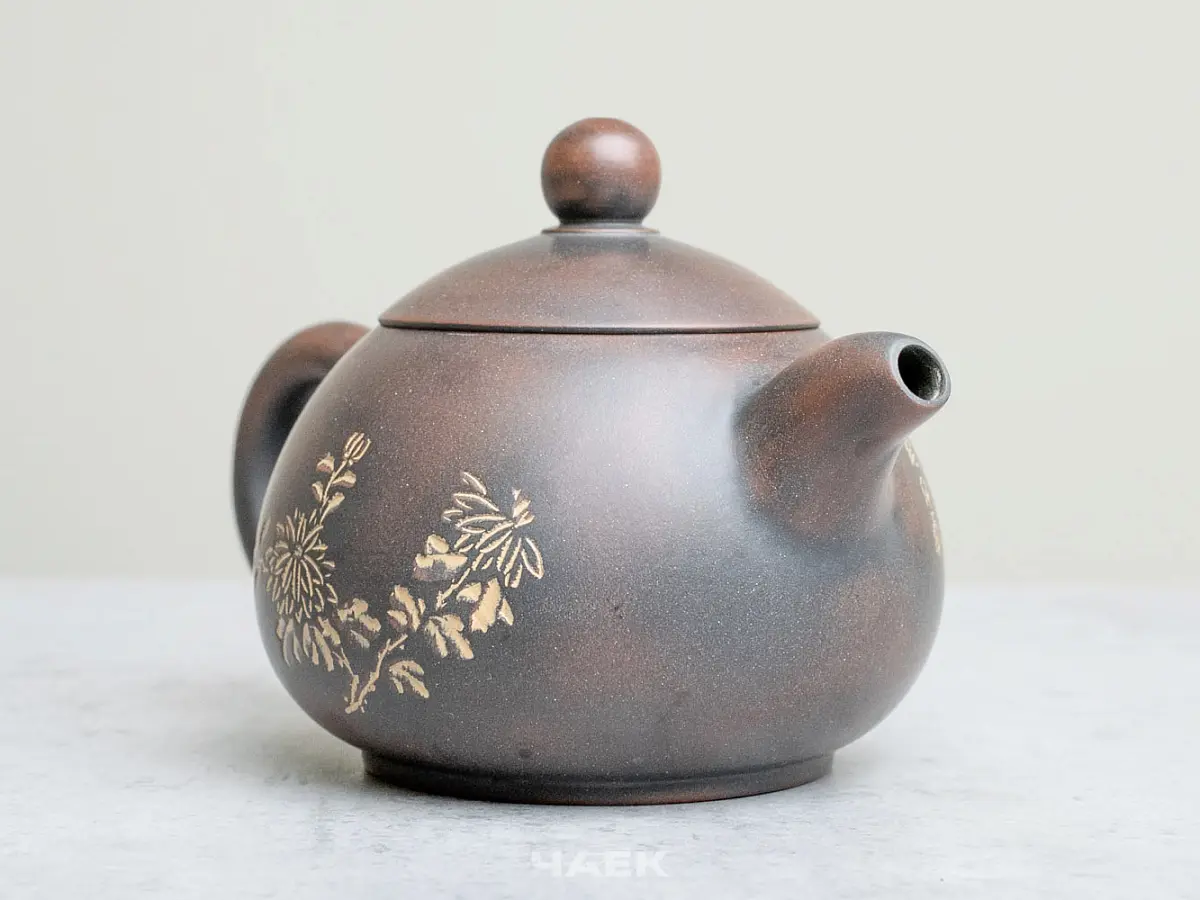 Чайник из Гуанси № 169, керамика Циньчжоу, 145 мл