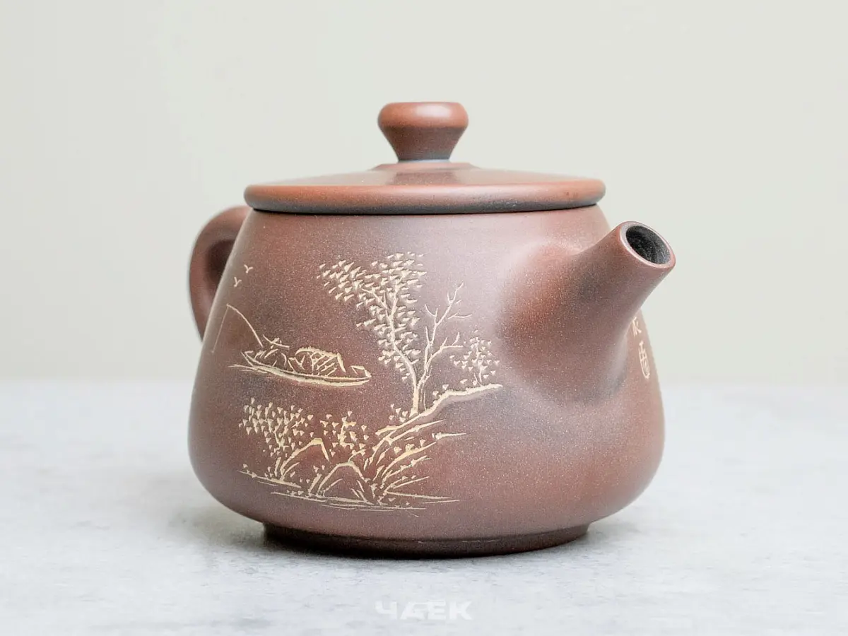 Чайник из Гуанси № 171, керамика Циньчжоу, 119 мл