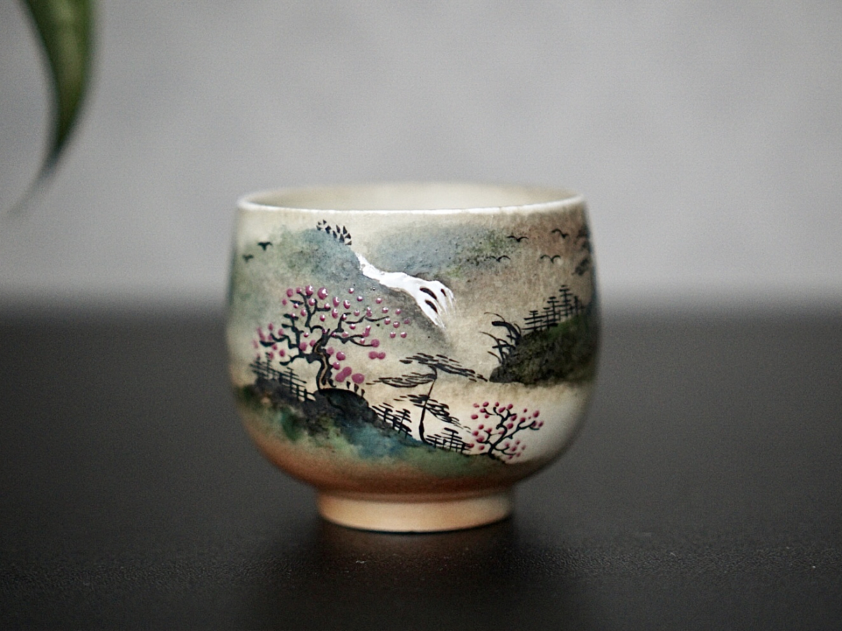 Пиала «Шум Воды» №66, керамика Цзиндэчжэнь, 88 мл