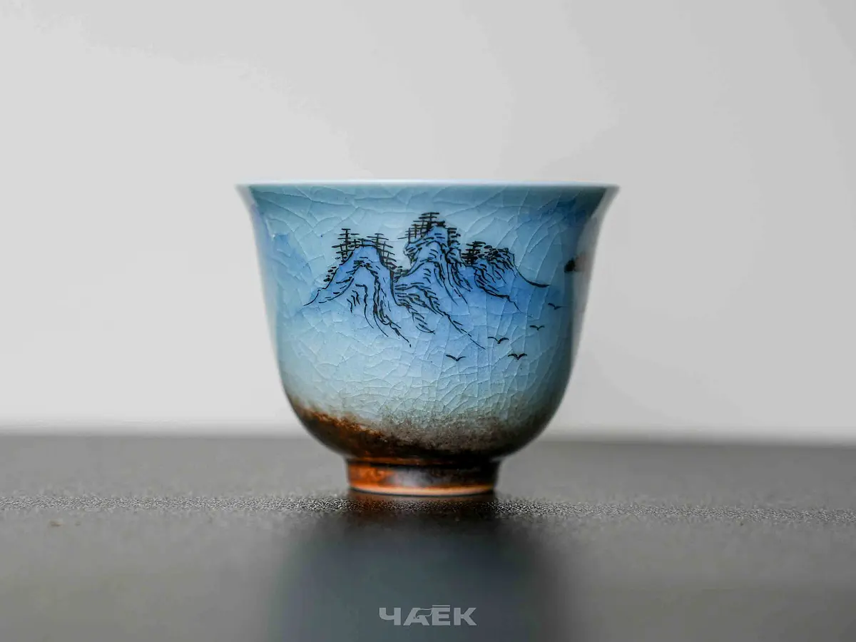 Пиала № 323, керамика Цзиндэчжэнь, 99 мл