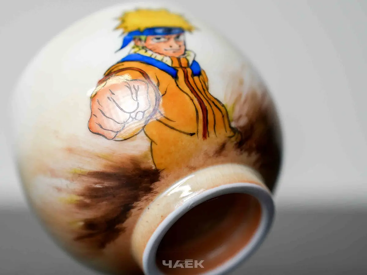 Пиала «Наруто» № 340, керамика Цзиндэчжэнь, 125 мл