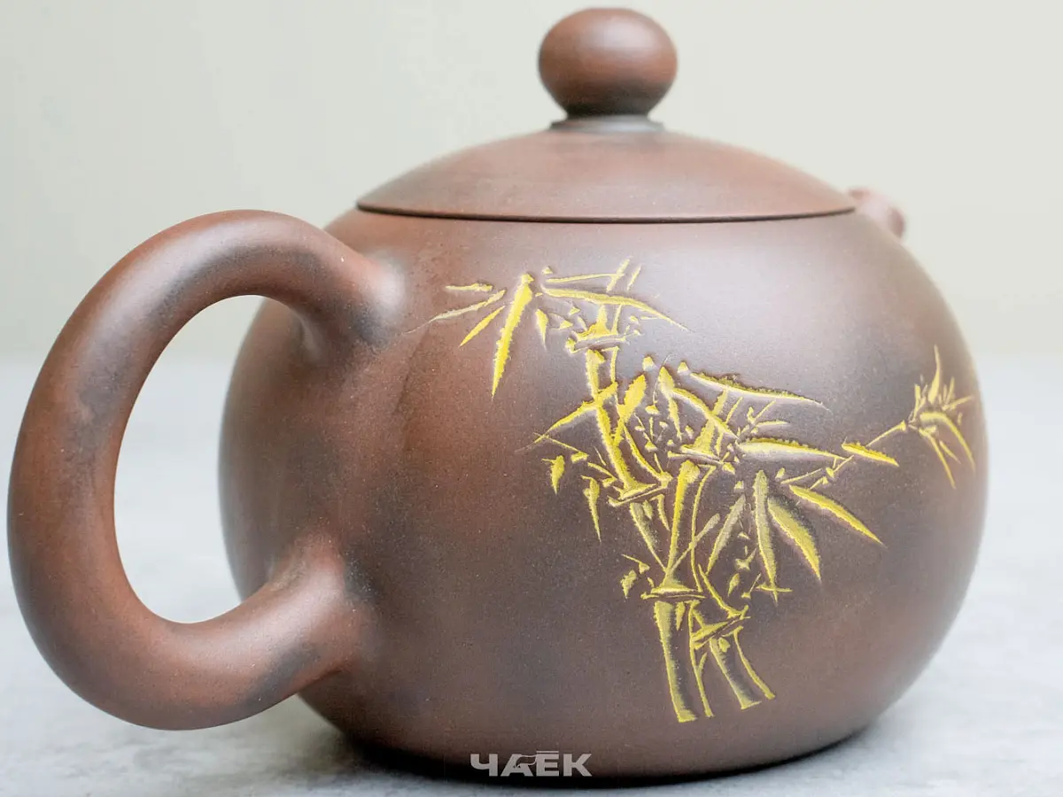 Чайник из Гуанси № 174, керамика Циньчжоу, 134 мл