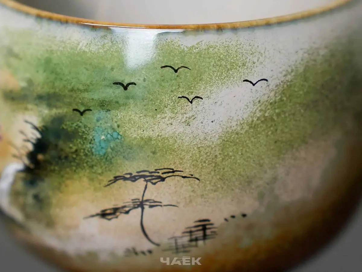 Пиала № 253, керамика Цзиндэчжэнь, 112 мл