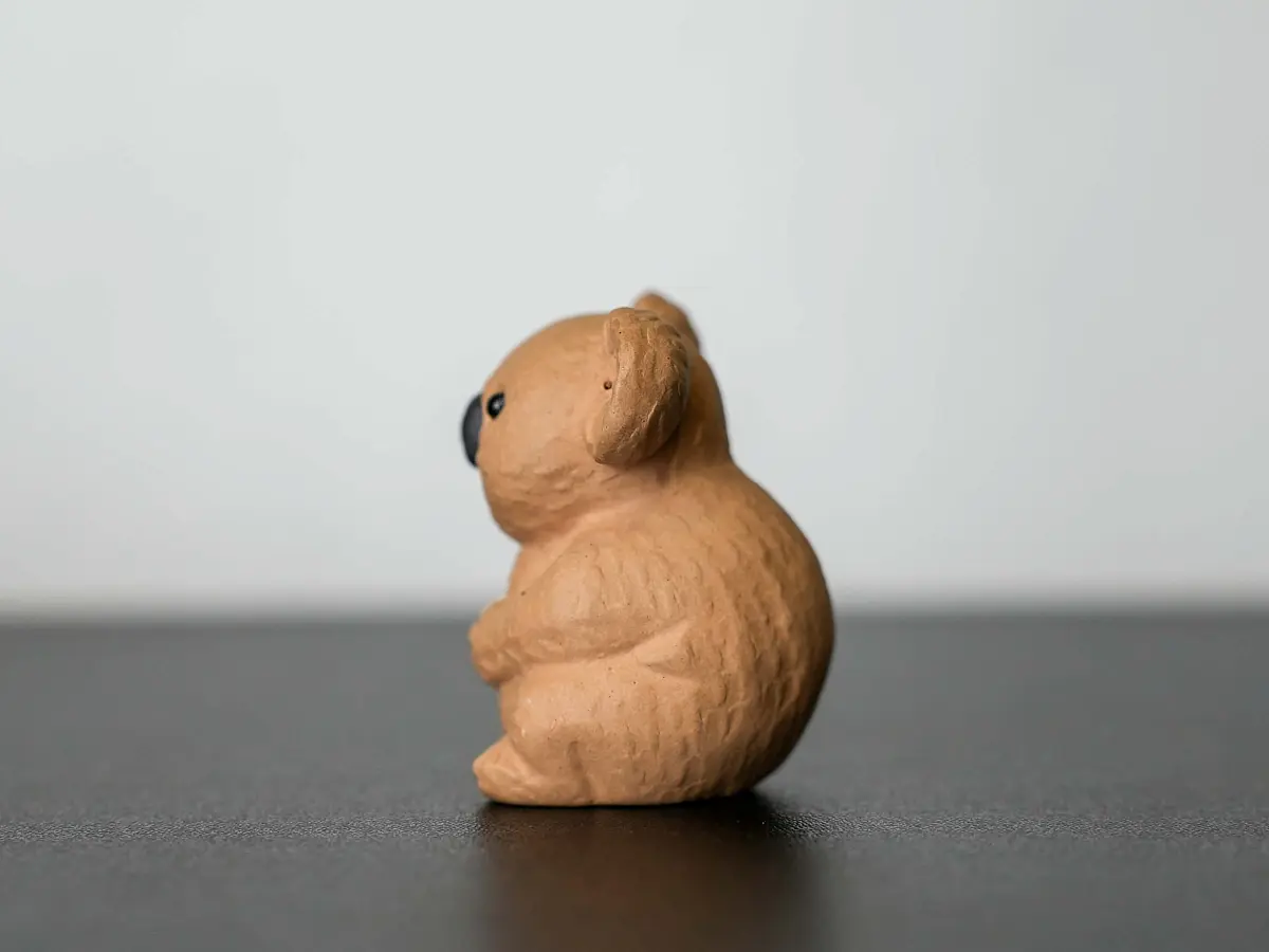 Чайная фигурка «Коала» № 51, исинская глина