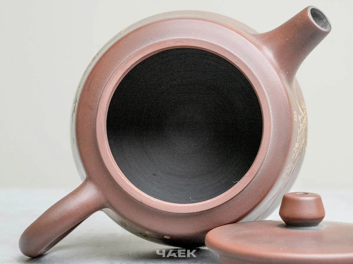 Чайник из Гуанси № 168, керамика Циньчжоу, 206 мл