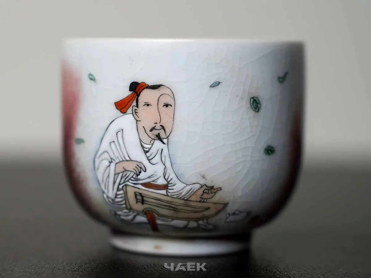 Пиала № 334, керамика Цзиндэчжэнь, 80 мл