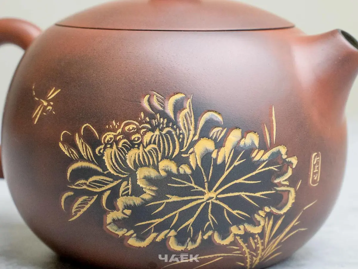 Чайник из Гуанси № 182, керамика Циньчжоу, 230 мл