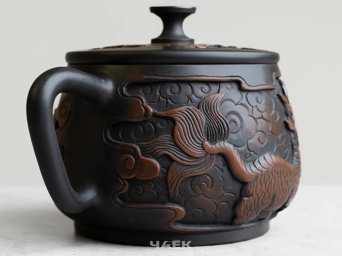 Чайник № 131 из керамики Цзяньшуй, 335 мл