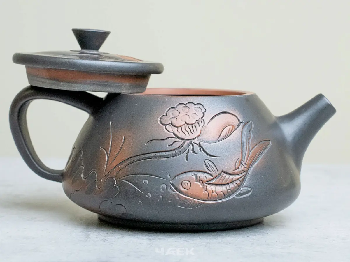 Чайник из Гуанси № 150, керамика Циньчжоу, 165 мл