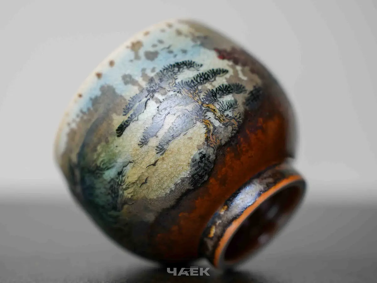 Пиала № 328, керамика Цзиндэчжэнь, 121 мл
