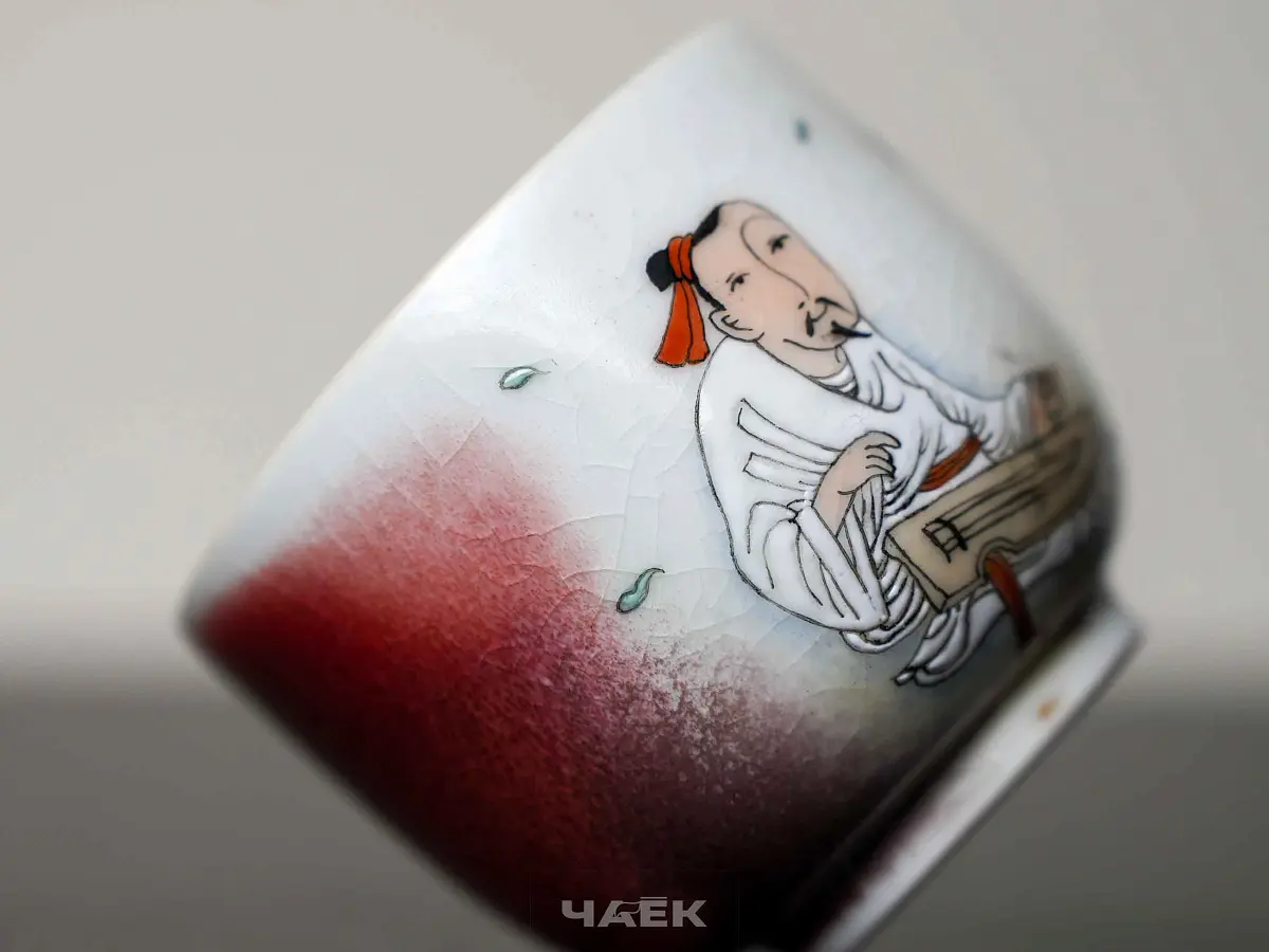 Пиала № 334, керамика Цзиндэчжэнь, 80 мл