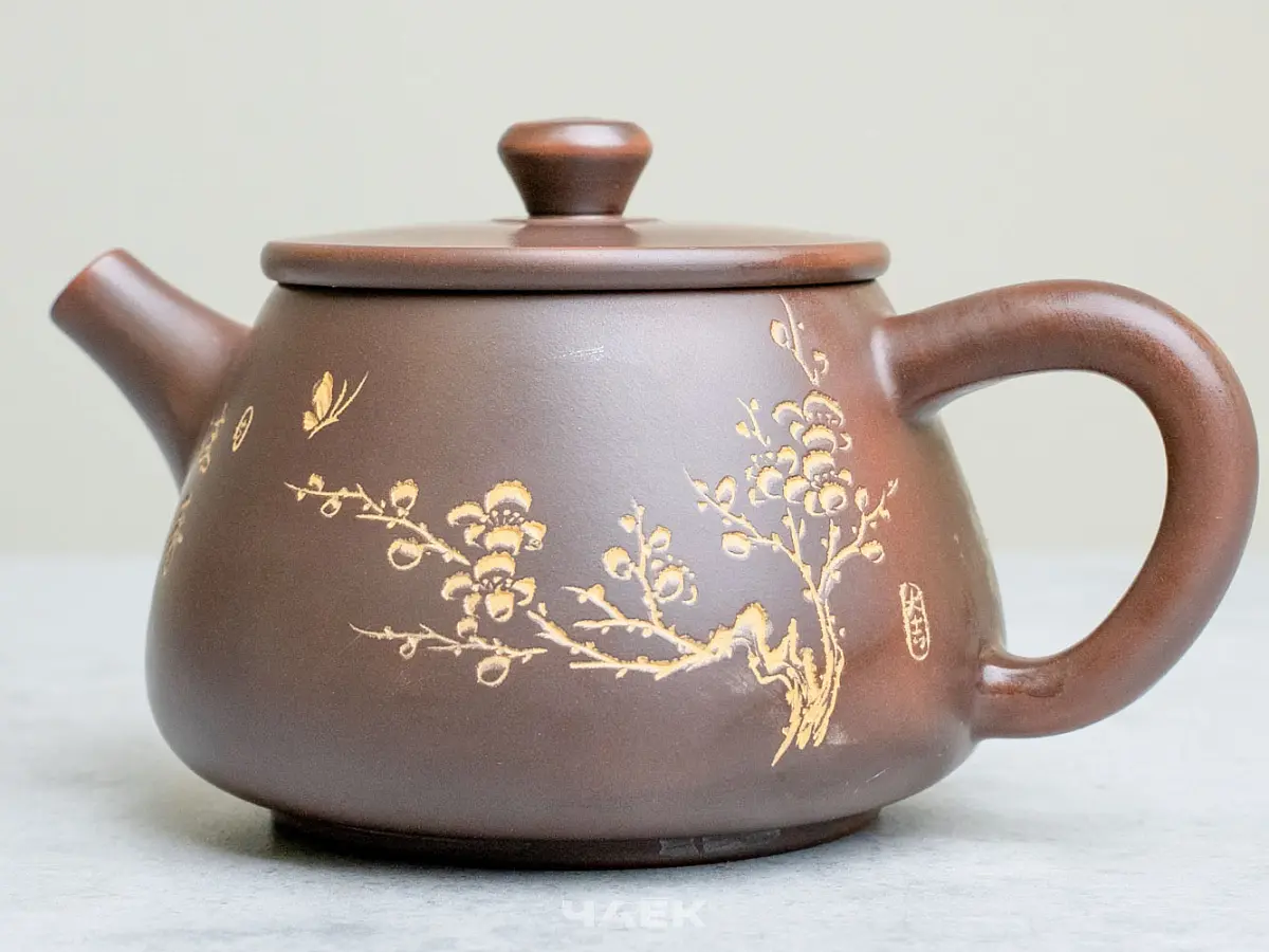 Чайник из Гуанси № 186, керамика Циньчжоу, 155 мл