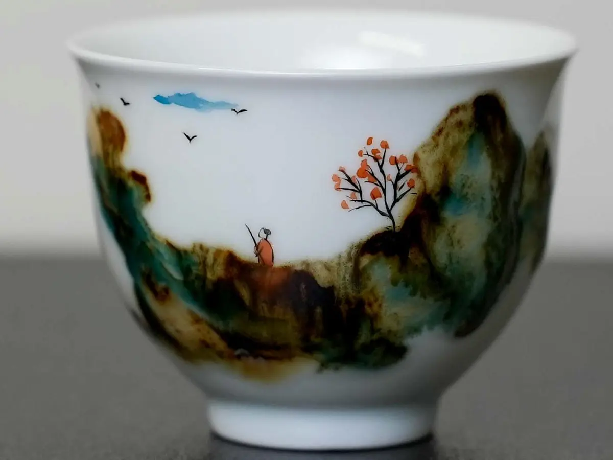 Пиала № 258, керамика Цзиндэчжэнь, 88 мл