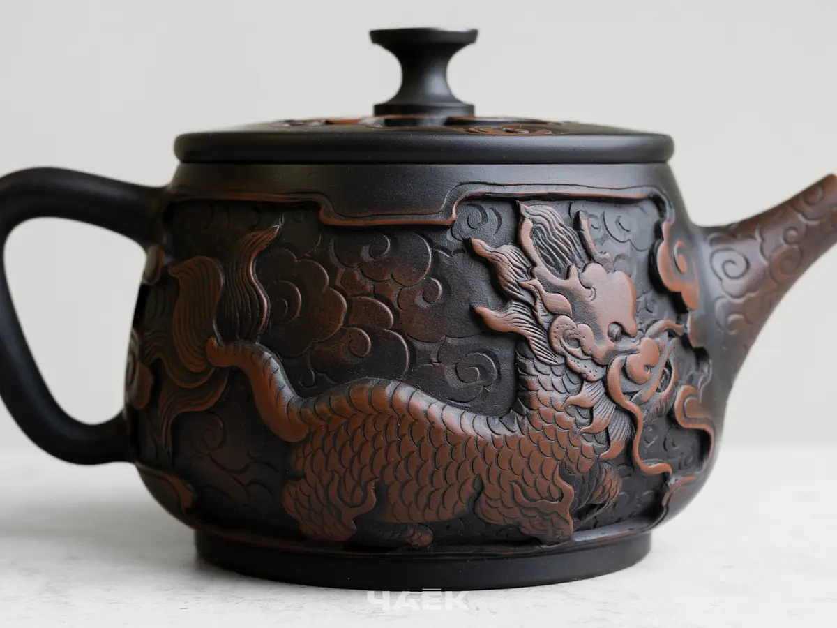 Чайник № 131 из керамики Цзяньшуй, 335 мл