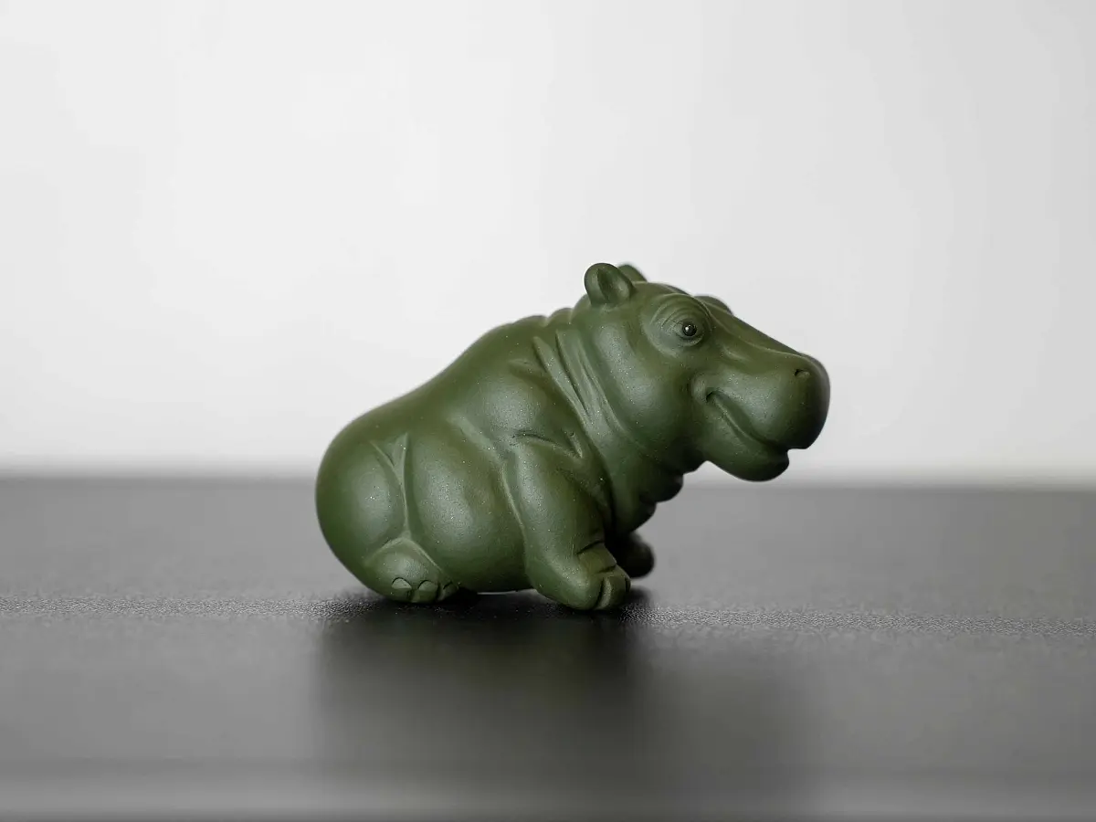 Чайная фигурка «Бегемот» № 96, исинская глина