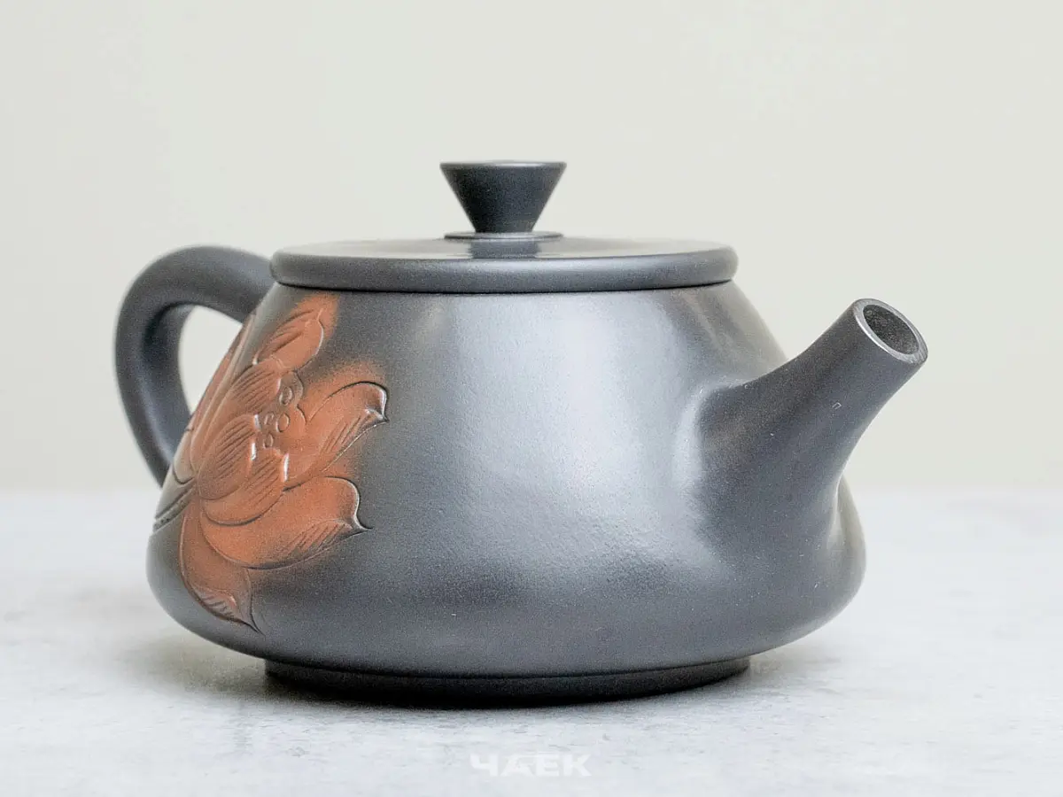 Чайник из Гуанси № 165, керамика Циньчжоу, 145 мл