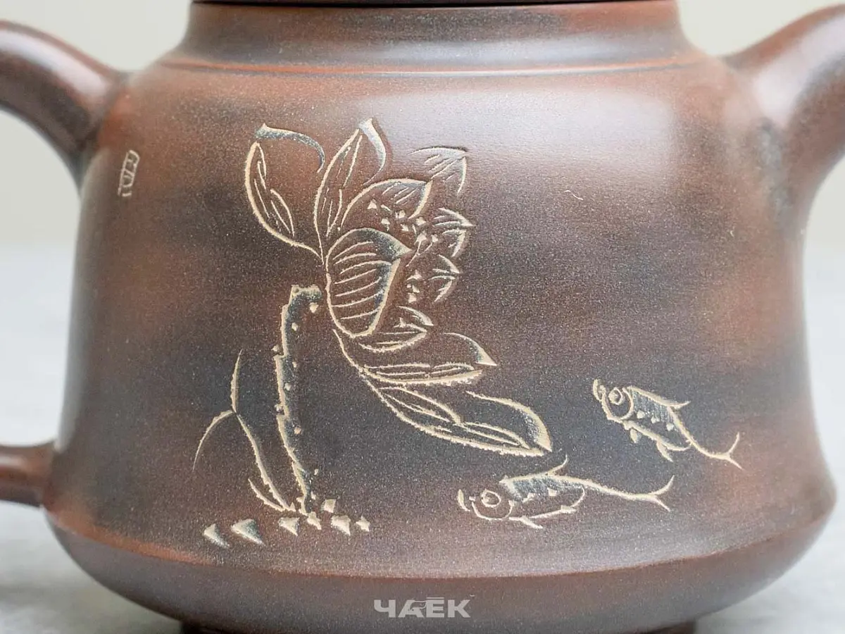 Чайник из Гуанси № 172, керамика Циньчжоу, 152 мл