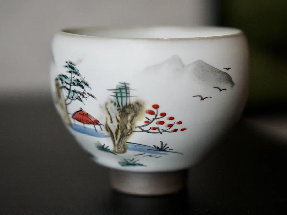 Пиала № 49, керамика Дэхуа, 100 мл