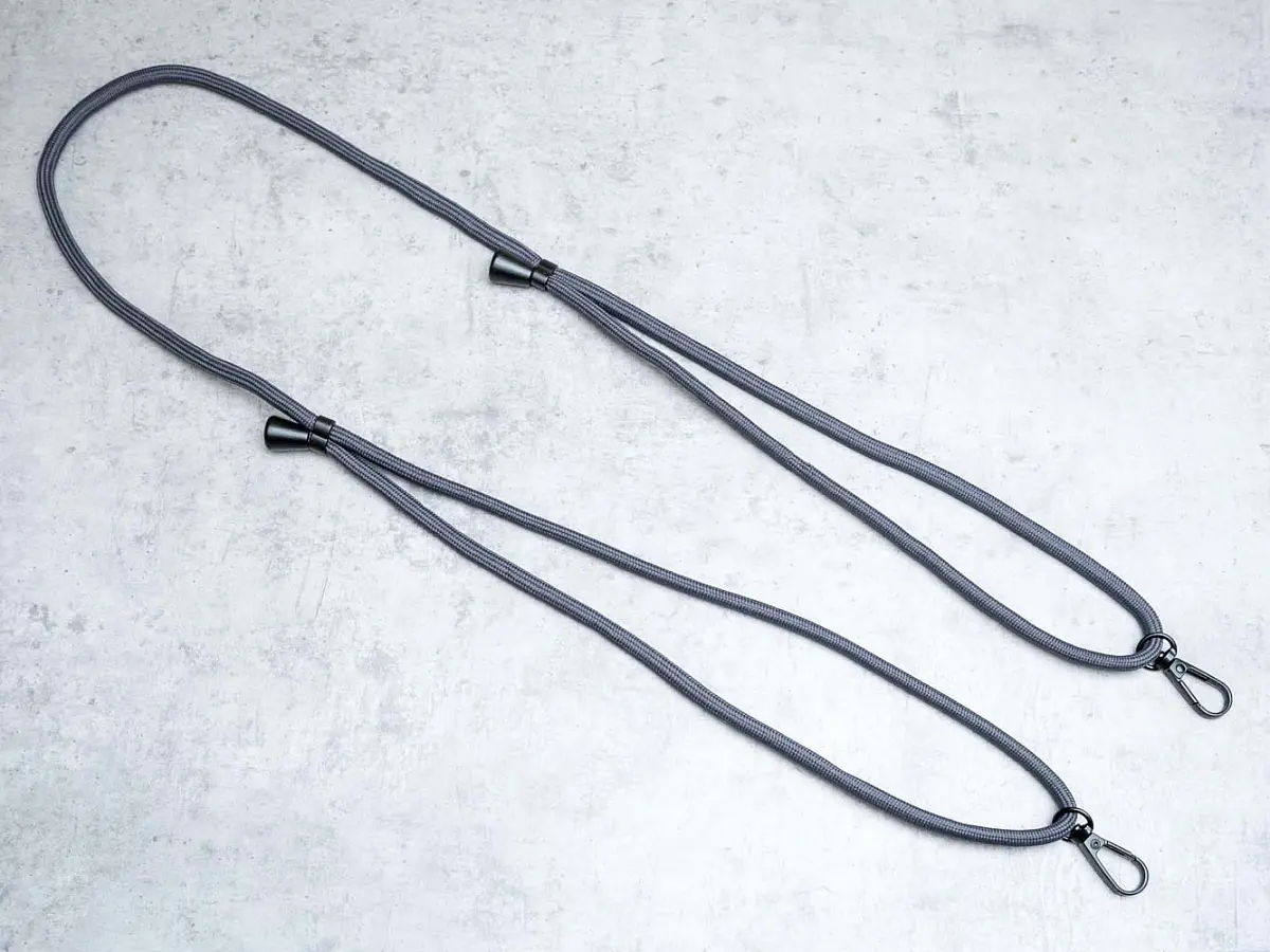 Шнурок для колбы, серый