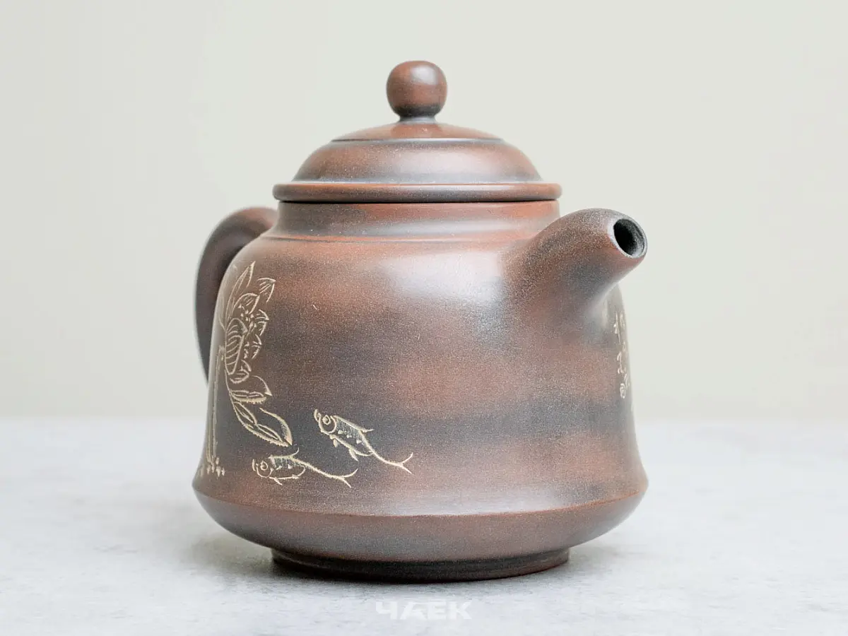 Чайник из Гуанси № 172, керамика Циньчжоу, 152 мл