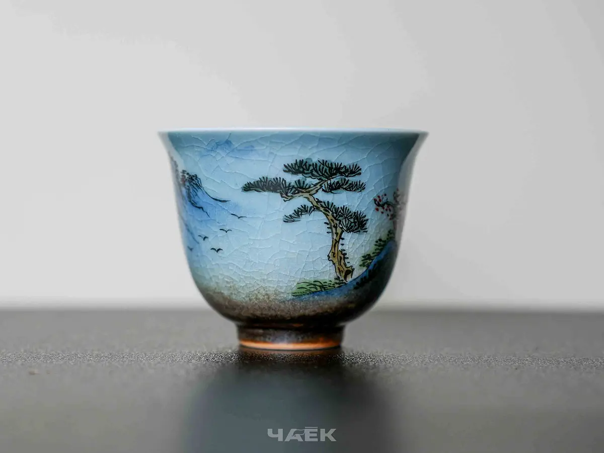 Пиала № 323, керамика Цзиндэчжэнь, 99 мл