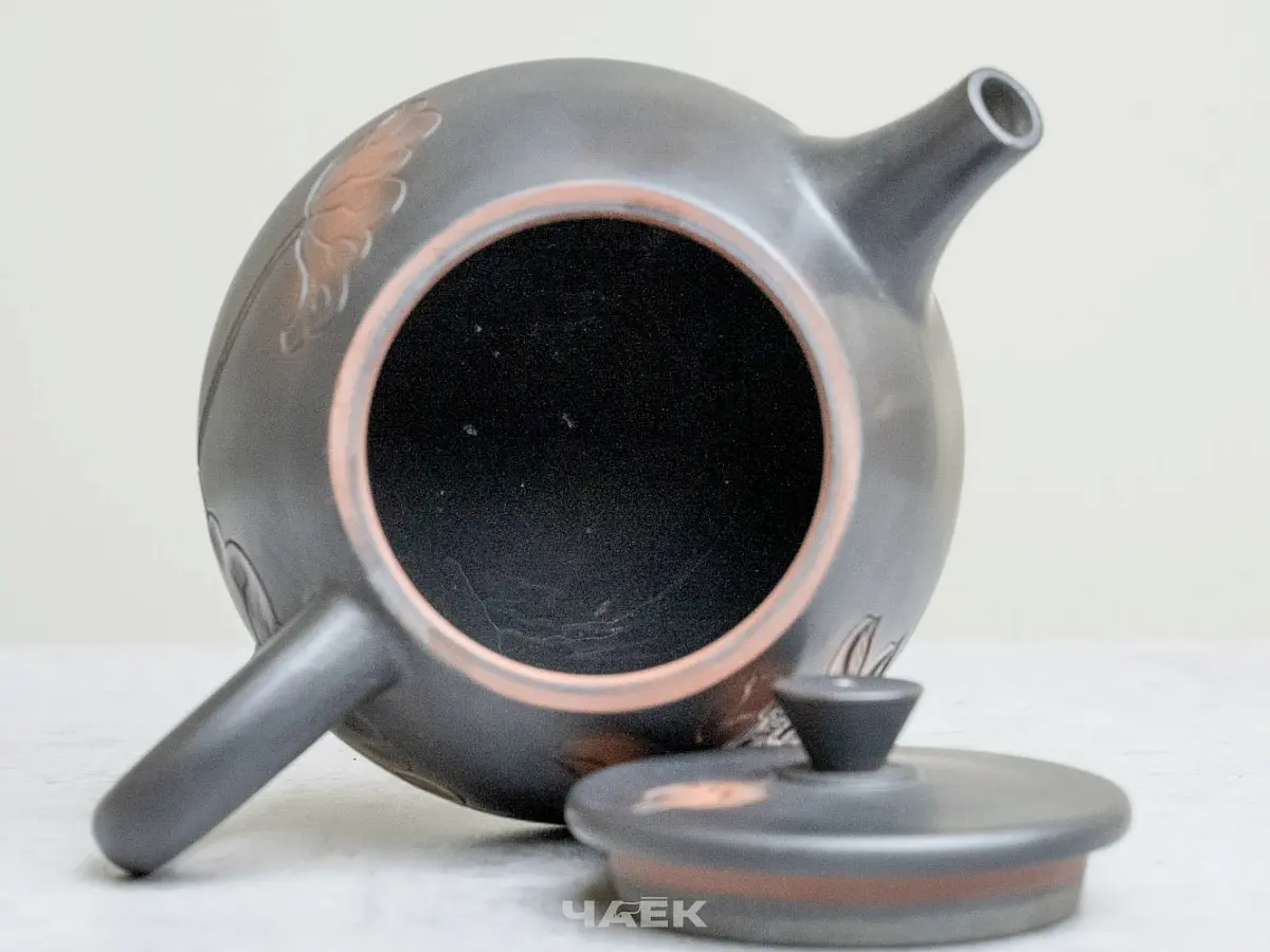 Чайник из Гуанси № 165, керамика Циньчжоу, 145 мл